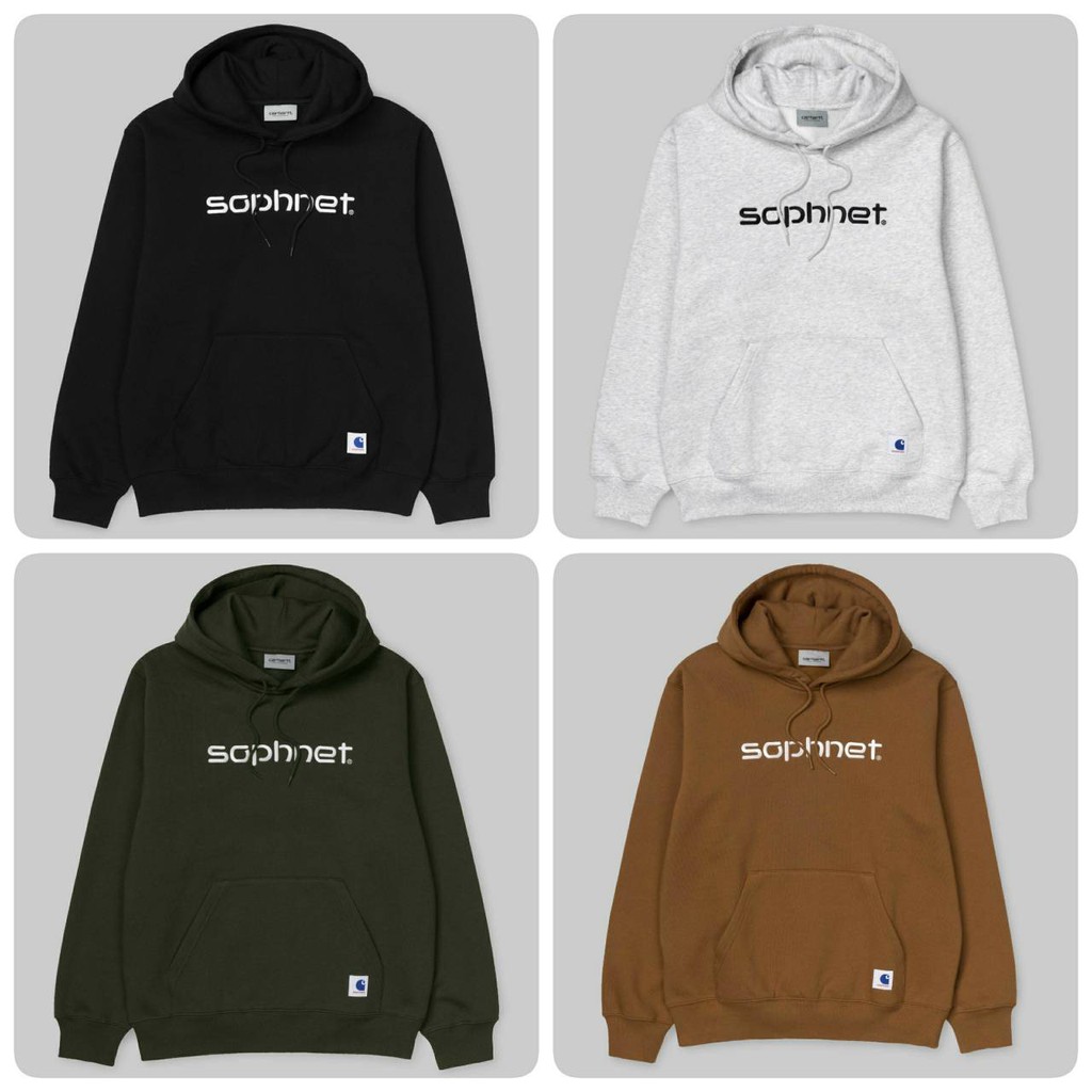 換季出清 20週年聯名款Carhartt Wip X SOPH Hooded Sweatshirt 電繡字體