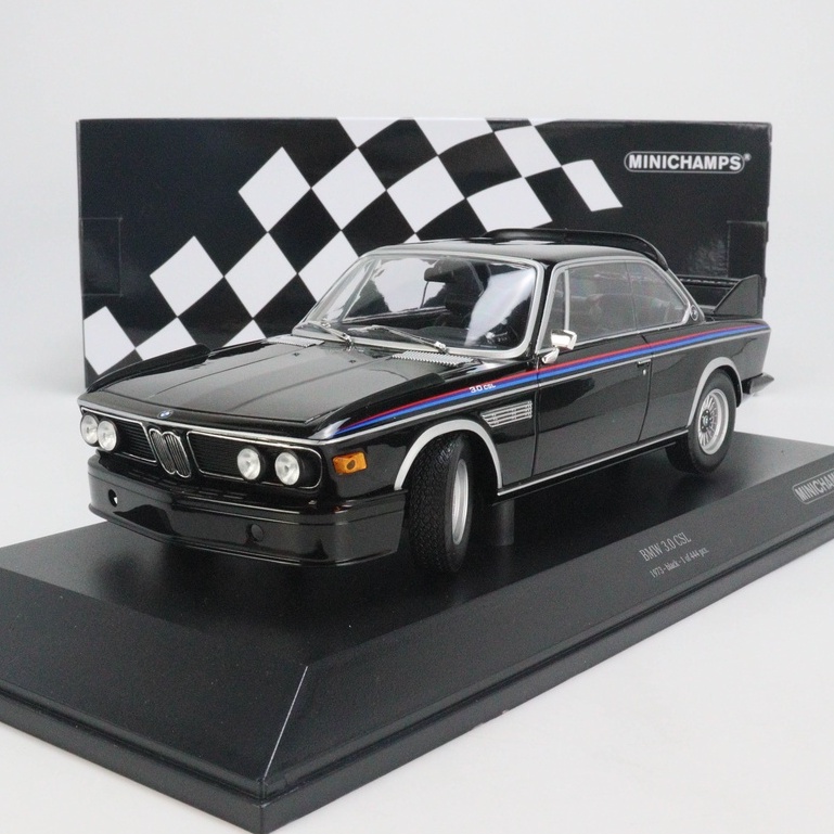 模例】Minichamps 1/18 BMW 3.0 CSL 1973 黑色| 蝦皮購物