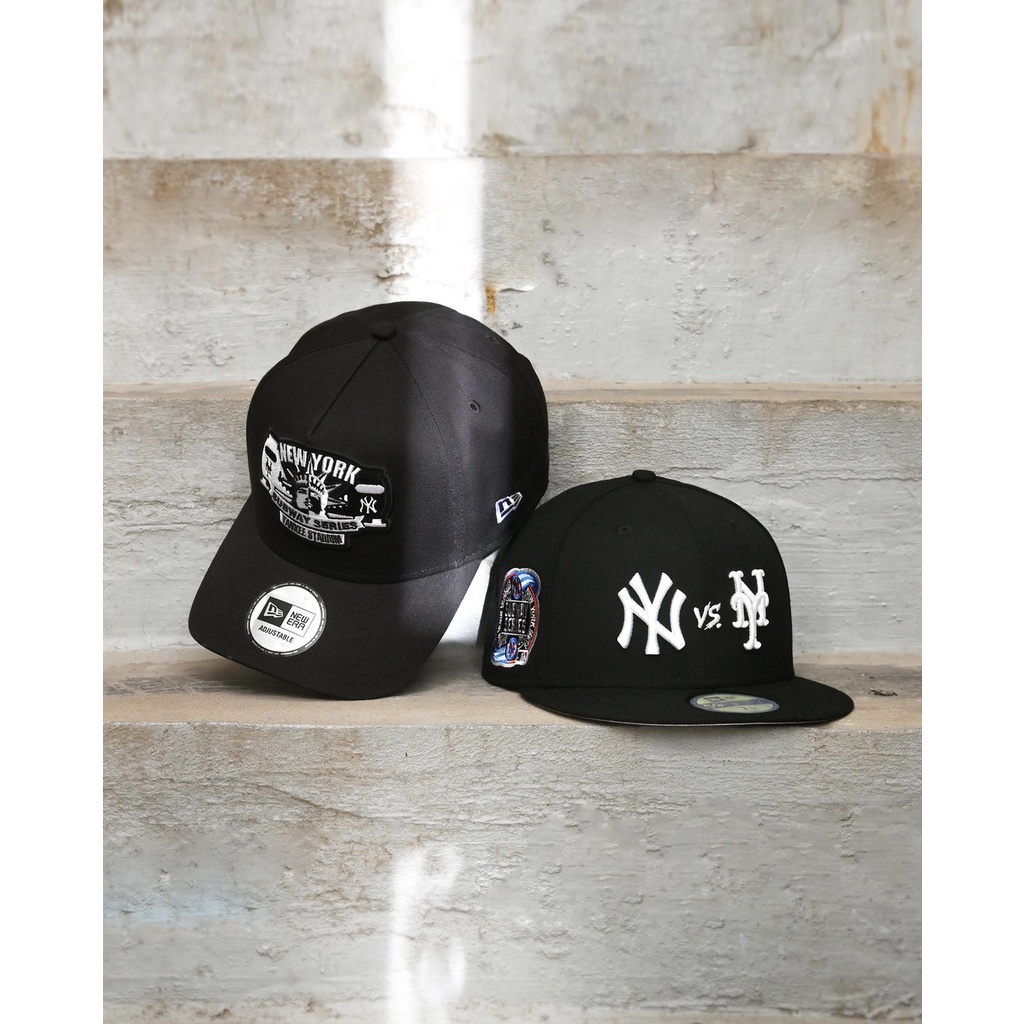 New Era NY Yankees Men´s Fitted Cap - Navy Subway Series 海外 即決-