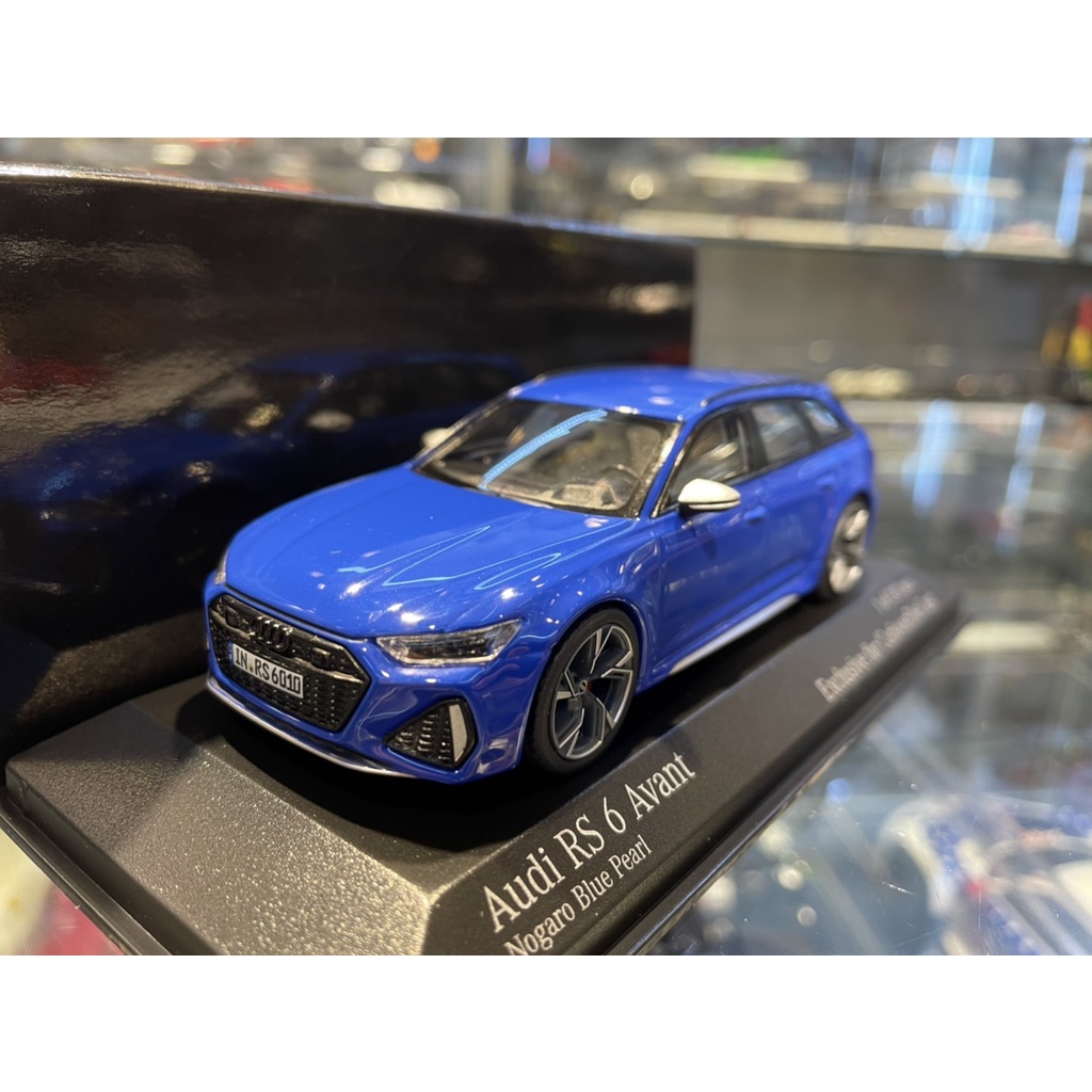 Miniature Minichamps Audi RS6 Avant 2019 - Violet Métallisé - 1/43 - Prév.te