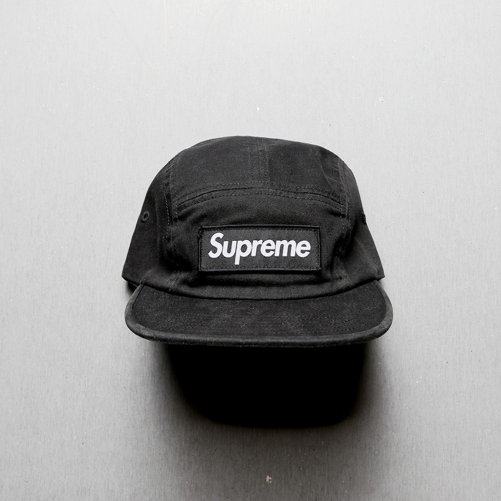 SUPREME】 WASHED CHINO TWILL CAMP CAP 黑[ PURE By TAKI ] | 蝦皮購物