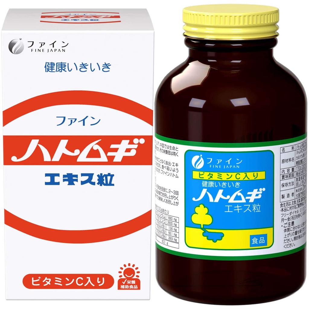 日本 FINE JAPAN 優之源 薏仁精華粒 680粒 維生素C 維生素B1 B2 B6 | 蝦皮購物