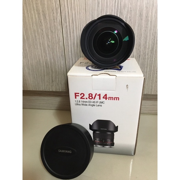 出清商品 SAMYANG 14mm F2.8 ED AS IF UMC AE 手動對焦鏡頭(公司貨 CANON)