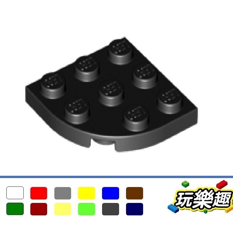 玩樂趣 LEGO 樂高 30357 Round Corner 3x3 圓弧板 二手零件 2E20E | 蝦皮購物
