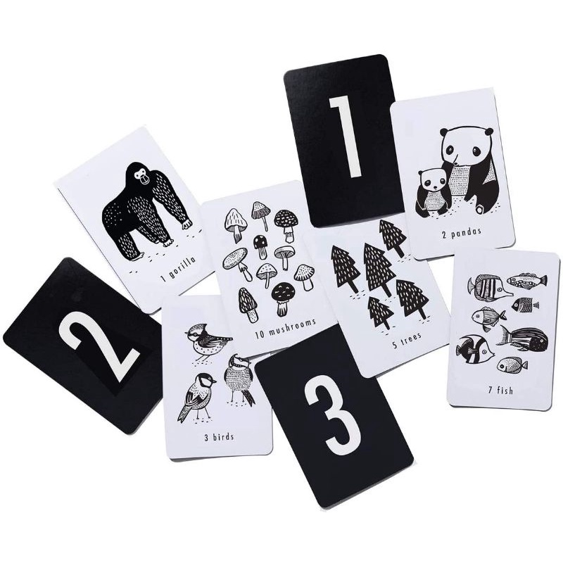 《LeleMama》現貨～美國 Wee Gallery 大自然數字圖卡 nature number cards | 蝦皮購物