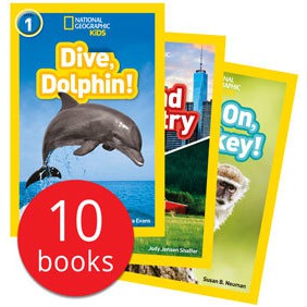 National Geographic Kids Readers Collection - 10 Books(NGKR)