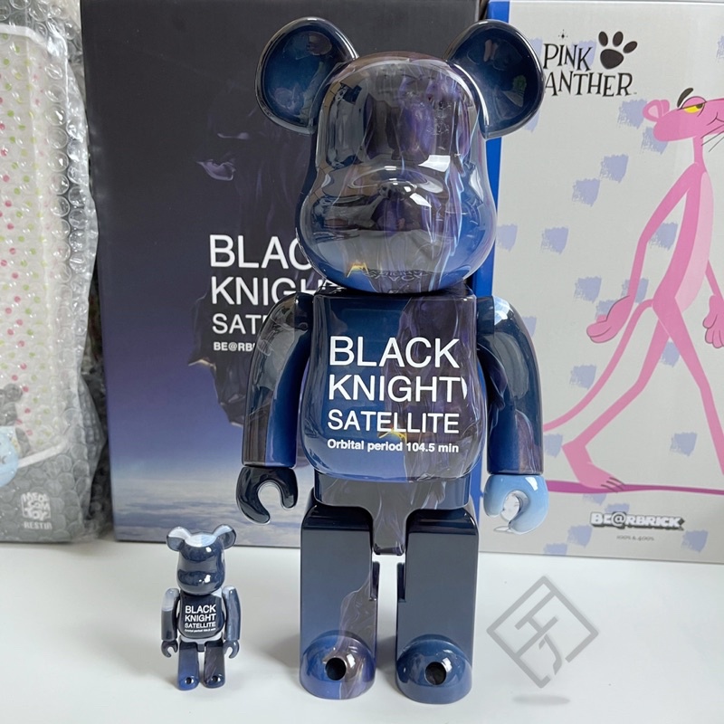 HJ - bearbrick black knight satellite 黑騎士衛星日本展會限定| 蝦皮購物