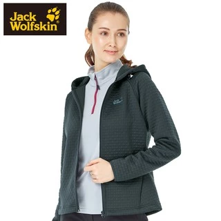 【Jack wolfskin 飛狼】女 夾棉連帽保暖外套『岩藍 』.