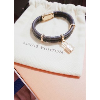 Louis Vuitton MONOGRAM Keep it twice monogram bracelet (M6640E, M6640F)