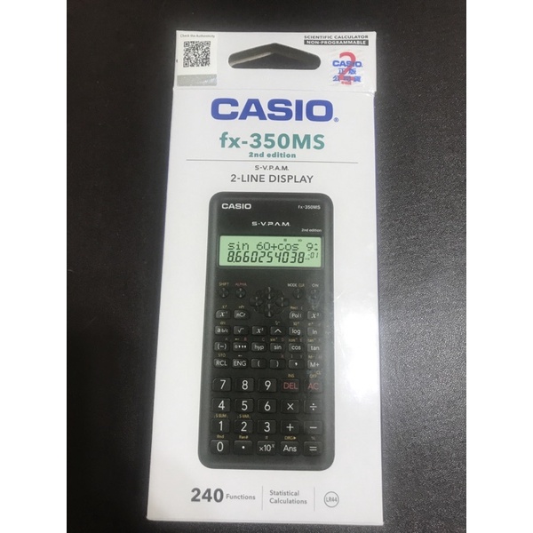 【CASIO】 12位數工程型計算機-(FX-350MS-2)-全新品 | 蝦皮購物