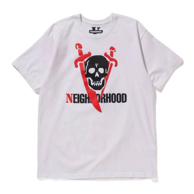 NEIGHBORHOOD x VLONE 聯乘骷髏頭短TEE | 蝦皮購物