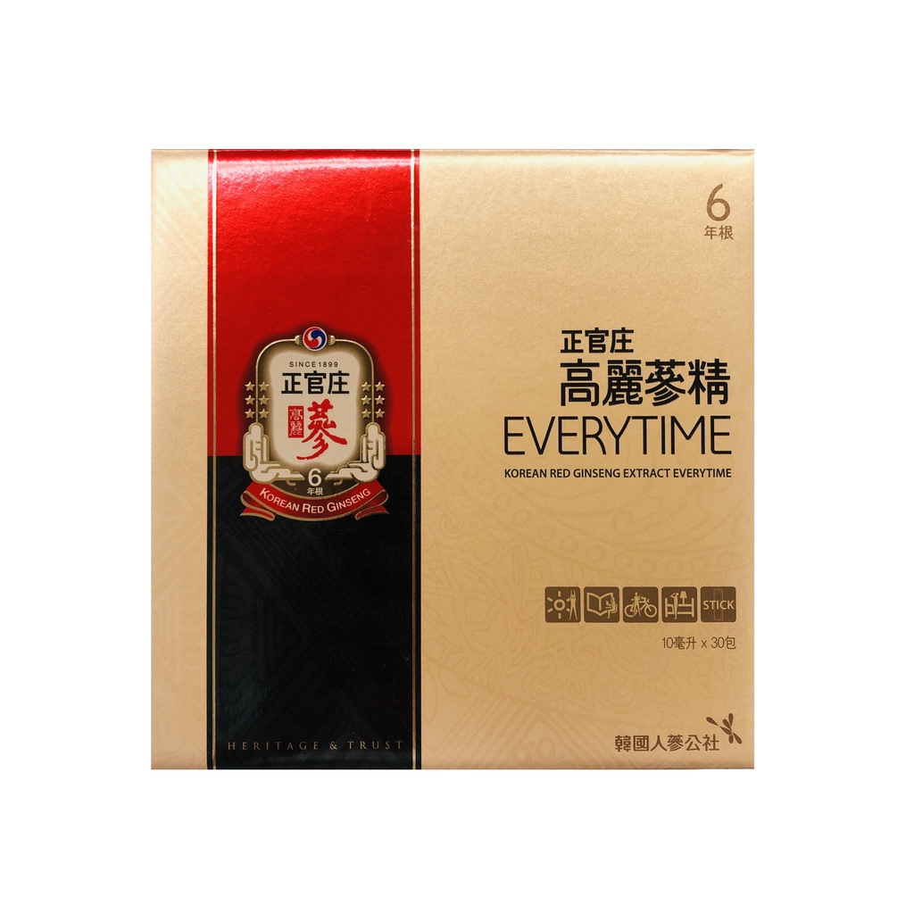 韓國 正官庄 高麗蔘精10ml x 30包 隨身包 3盒可免運請聊聊