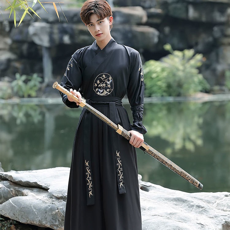 男生唐裝 男裝 漢服 大碼 古風 中式男裝 居士服 男茶服 漢服大袖衫 和服 道袍 演出服裝 太極服 古裝服 漢服男仙氣 | 蝦皮購物