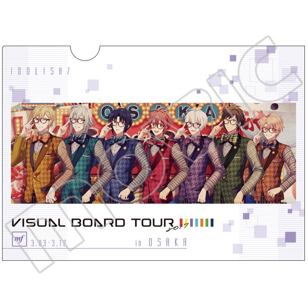 ~出清小館~現貨 日版 IDOLiSH7 偶像星願 I7 A4 資料夾 VISUAL BOARD TOUR 2017大阪 | 蝦皮購物