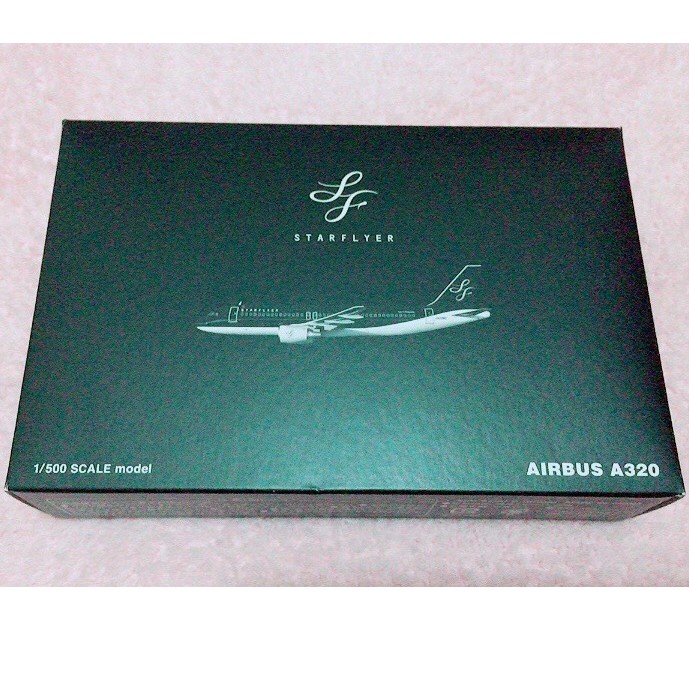 【全新現貨】STARFLYER星悅航空AIRBUS A320 飛機模型 (1/500)