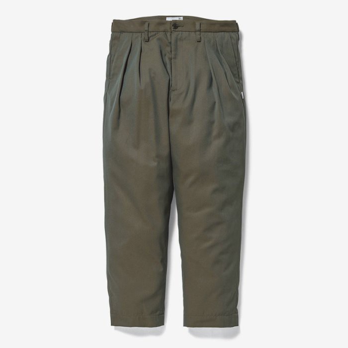 日貨代購CITY】2020AW WTAPS TUCK TROUSERS RAPO TWILL 錐形長褲緞面