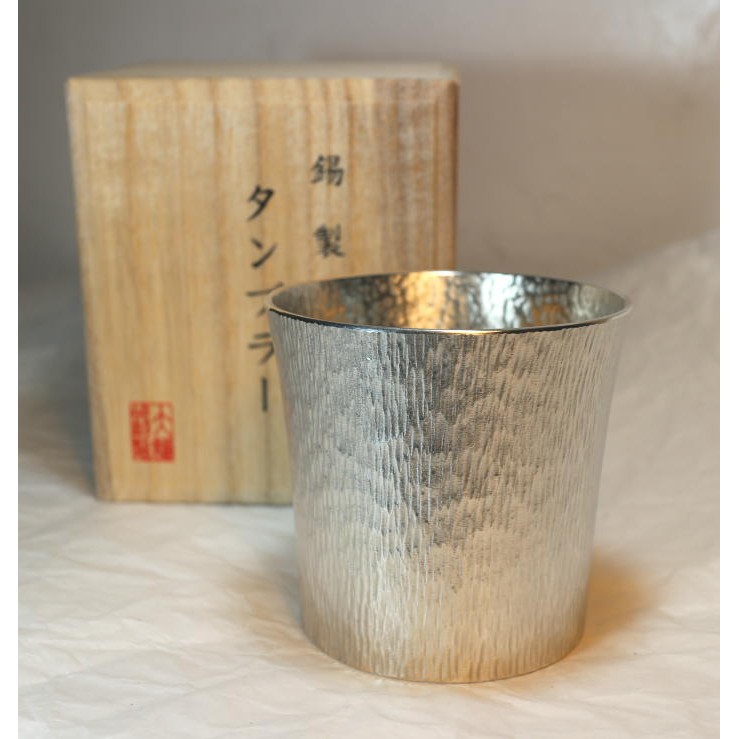 OSAKA SUZUKI~免運~日本製造~tf2~大阪錫器~24-2-1~310ml~茶杯~酒杯~錫 