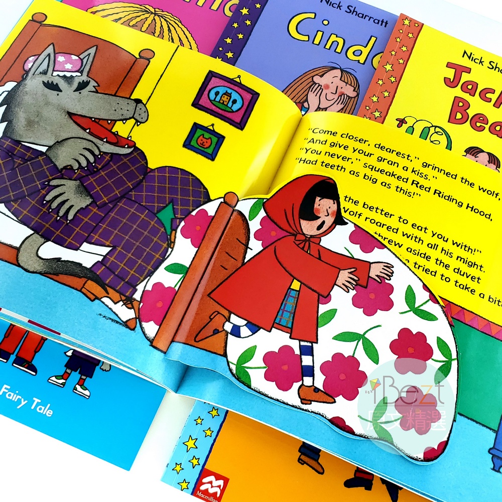 Fairy Tales(6 Book)翻翻書音檔Nick Sharratt【台灣現貨✦當日出
