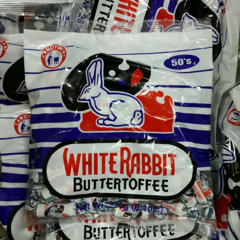 CANDYMAN WHITE RABBIT BUTTER TOFFEE 白兔糖 230g 菲律賓 糖果 小白兔糖 奶糖 | 蝦皮購物