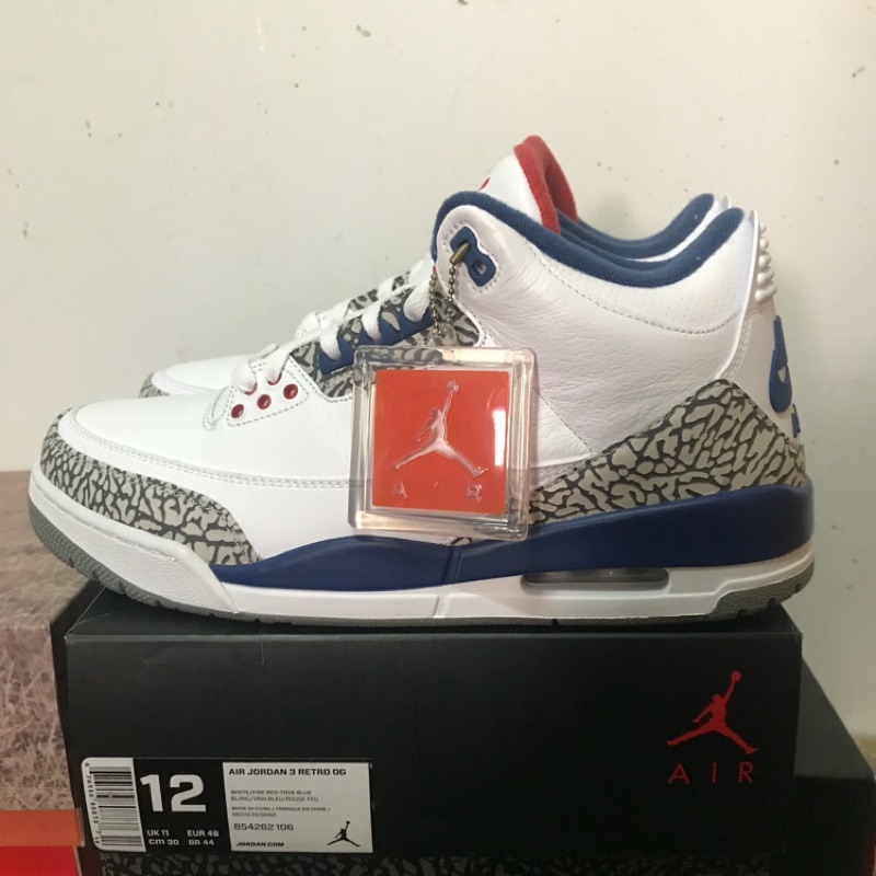 True blue hot sale jordans 3