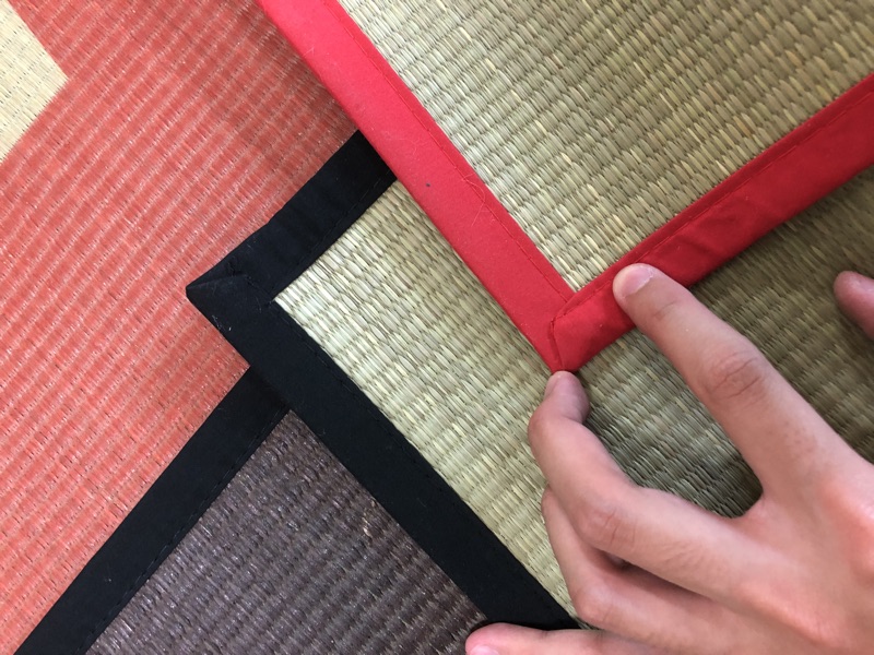 supreme Woven straw mat ブラック ラグマット
