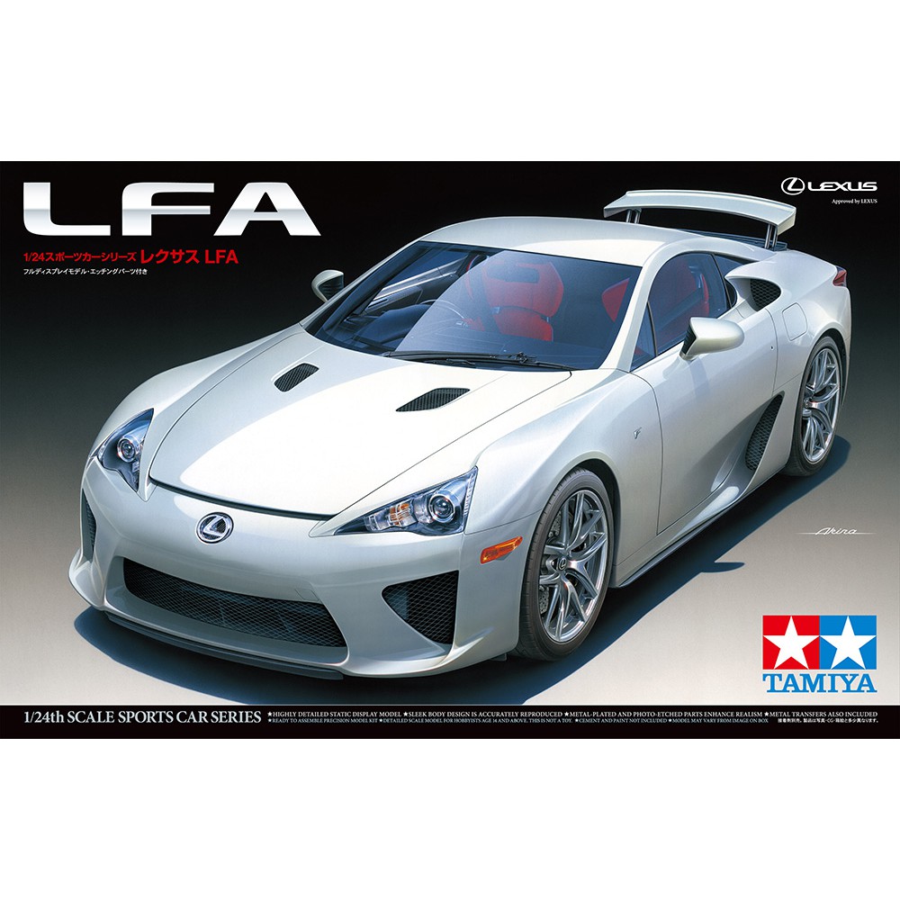 【之介】 好時多模】 田宮Tamiya 24319 1/24 凌志LEXUS LFA 全內構+蝕刻片| 蝦皮購物
