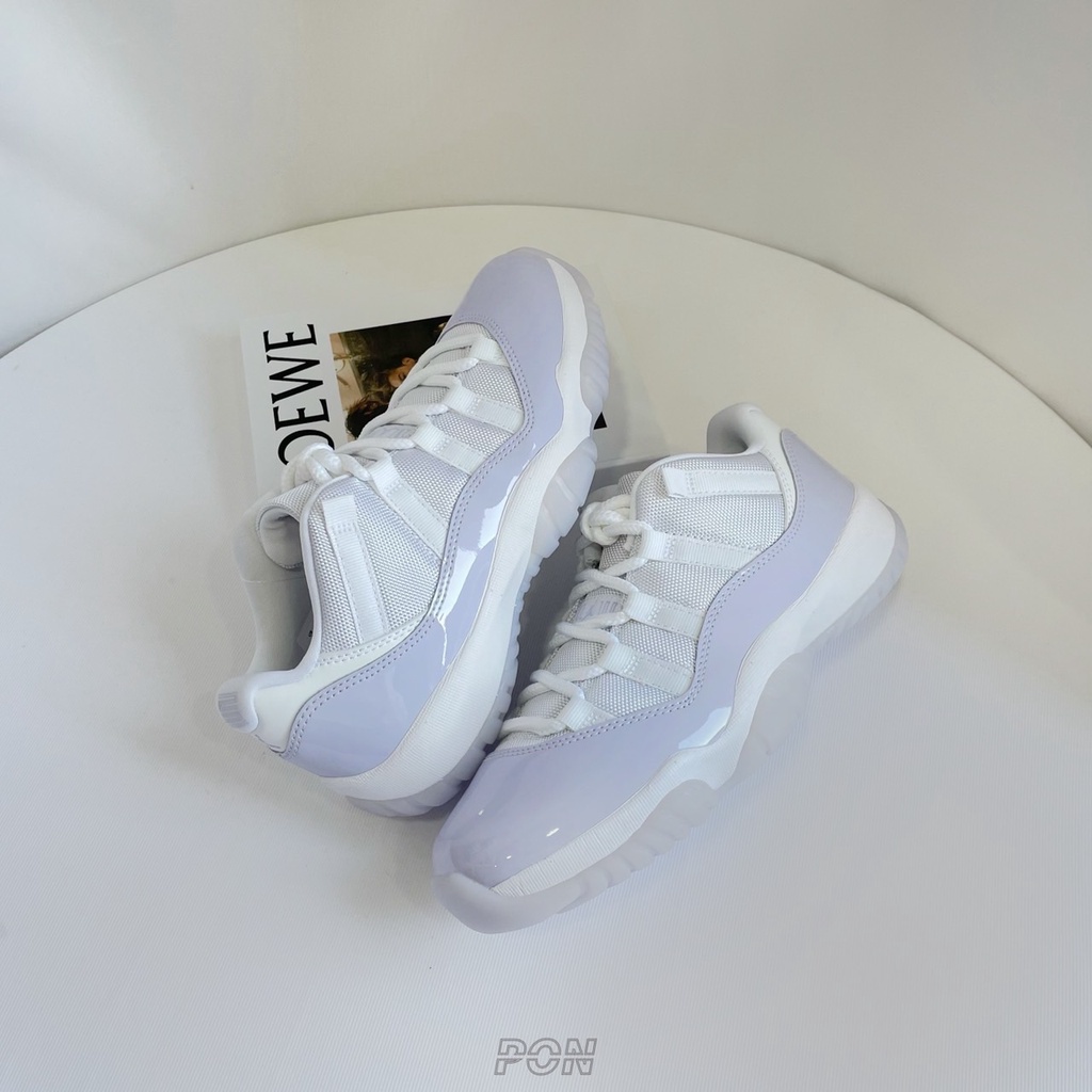 PON】 Air Jordan 11 Low Pure Violet 紫羅蘭AJ11 白紫AH7860-101