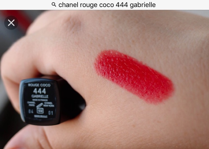 全新CHANEL ROUGE COCO LIPSTICK 444 Gabrielle 國外最紅色正紅復古