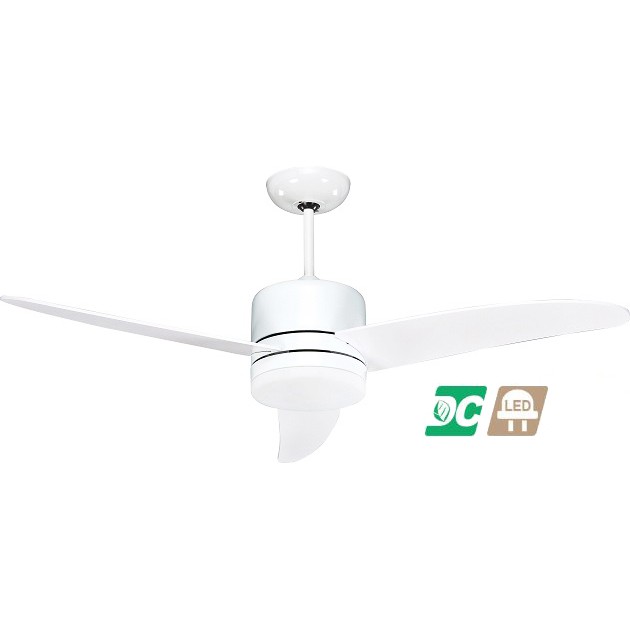吊扇42吋 白 DC吊扇 吊扇燈42吋 LED 22瓦 付遙控 台灣製造 | 蝦皮購物