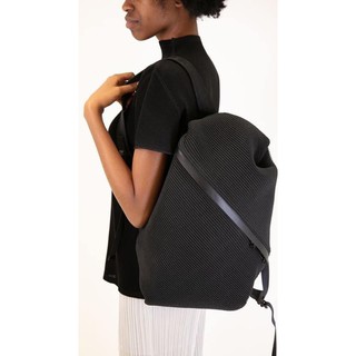 Bias pleats backpack hot sale