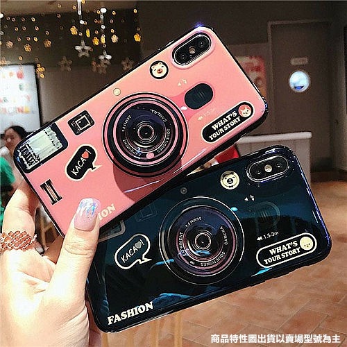 OPPO A55 4G CPH2325 仿真相機 氣囊支架 手機殼 手機套 保護殼 保護套 防摔殼 | 蝦皮購物