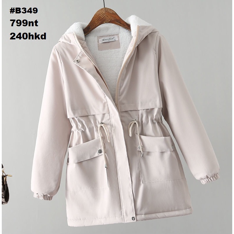 #B349 Jaket Cewek Jacket Wanita musim dingin panjang jumbo | 蝦皮購物