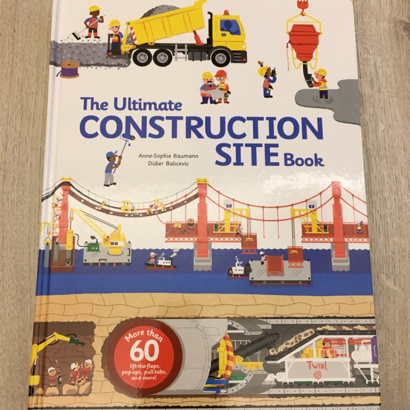Twirl互動遊戲書系列 The Ultimate Construction Site Book建築工地大百科操作書 蝦皮購物