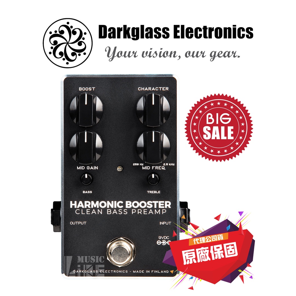 Darkglass』 Harmonic Booster Bass 貝斯Preamp 前級增益| 蝦皮購物