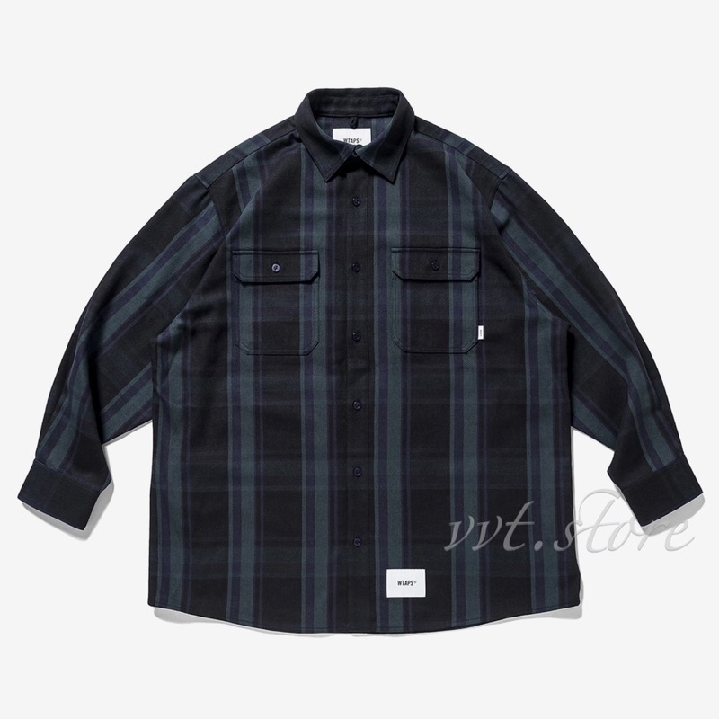 WTAPS 21AW DECK / LS / COTTON. FLANNEL. TEXTILE 長袖襯衫 外套