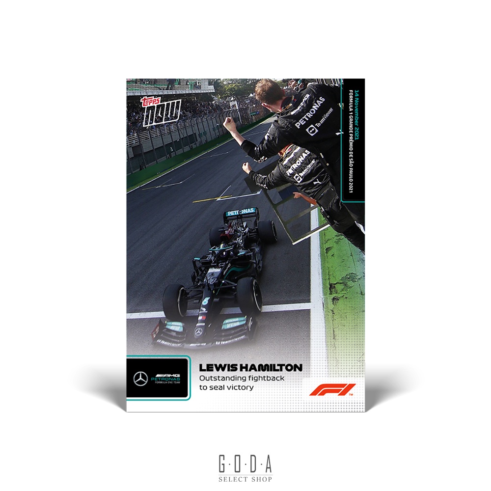 Wins The FIA Formula 1® Drivers World Title For The 7th Time F1 TOPPS NOW®  UK Card #13 | F1 World Champion With Least Wins | sincovaga.com.br