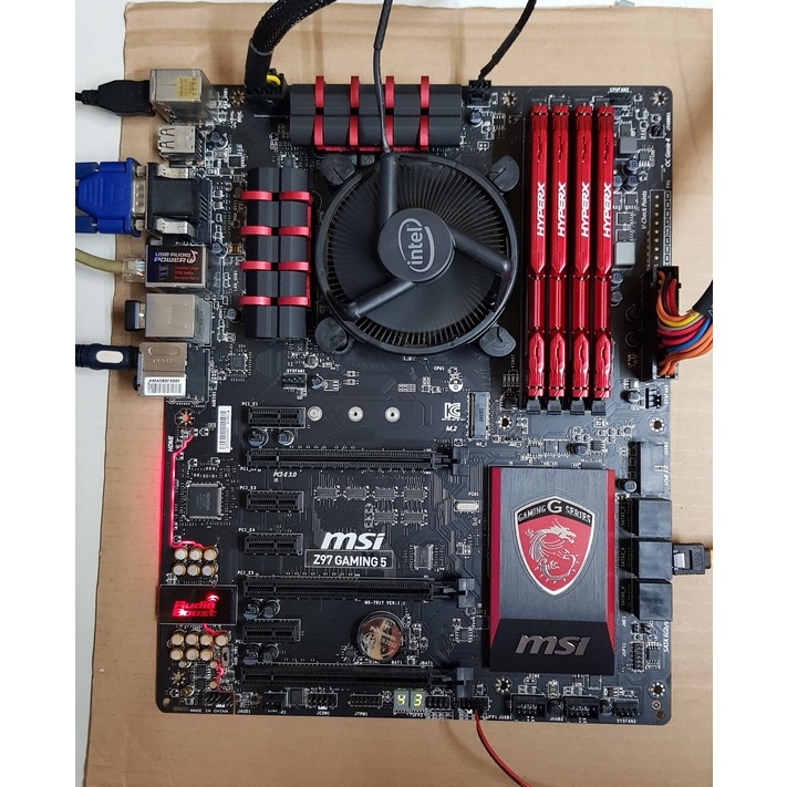 微星 MSI Z97 GAMING 5 主機板 M.2 1150腳位 附擋板 Z97