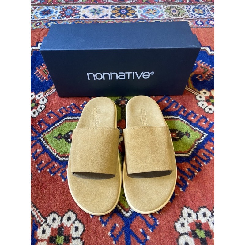 夏威夷老牌 ISLAND SLIPPER x NONNATIVE TRAVELER SANDAL US7 麂皮 夏威夷製