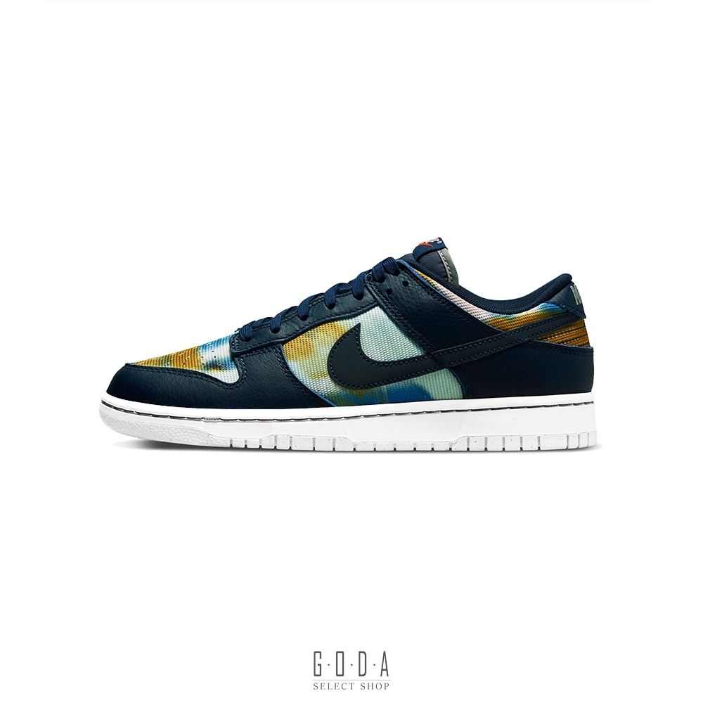 NIKE DUNK LOW GS GRAFFITI NAVY】深藍渲染塗鴉｜3M反光女鞋DM1051-400