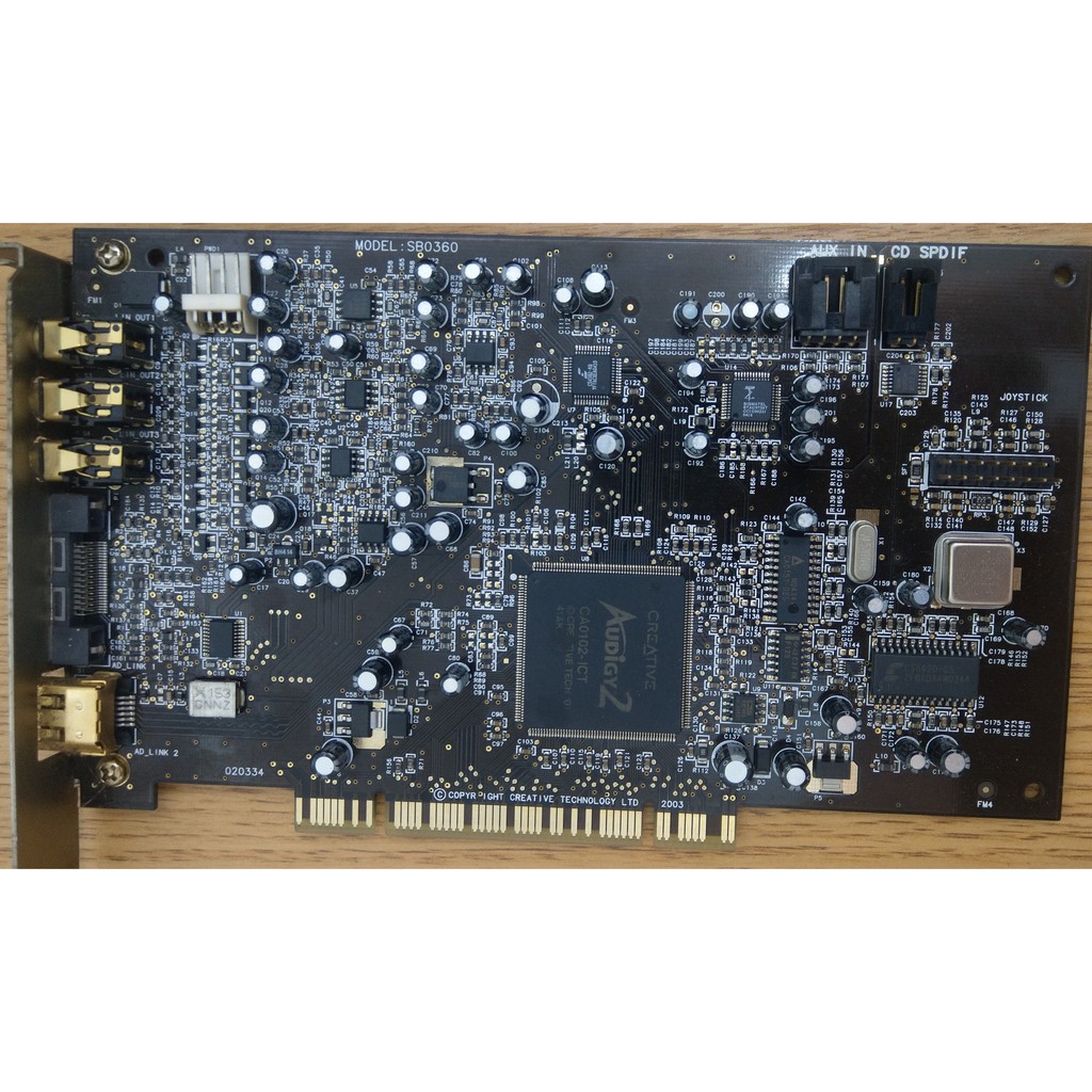 創新 Creative Sound Blaster Audigy的2 SB0360 7.1聲道PCI聲卡 | 蝦皮購物