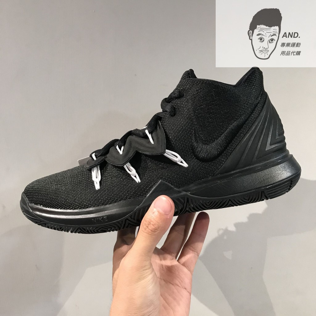 AND.】NIKE KYRIE 5 GS 武士黑黑白紅籃球鞋運動鞋大童女款AQ2456-016