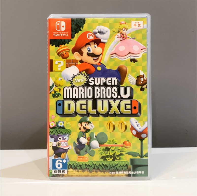 [Switch二手遊戲] New Super Mario Bros.U Deluxe /超級瑪利歐兄弟Ｕ 豪華版 中文版