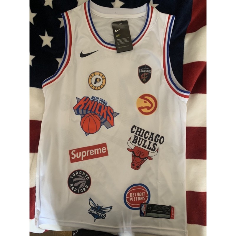 supreme X Nike X Nba三方聯名球衣| 蝦皮購物