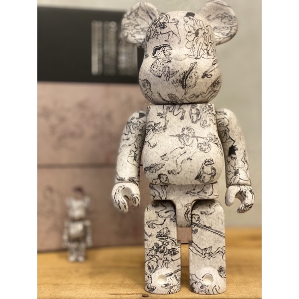 BE@RBRICK 鳥獸人物戲畫第二集400%+100% | 蝦皮購物