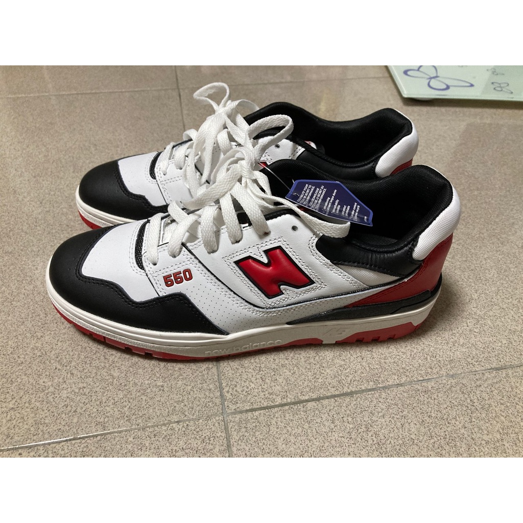 NEW BALANCE 550 白紅 BB550HR1-D (蝦皮商城購入，可提供購入證明)