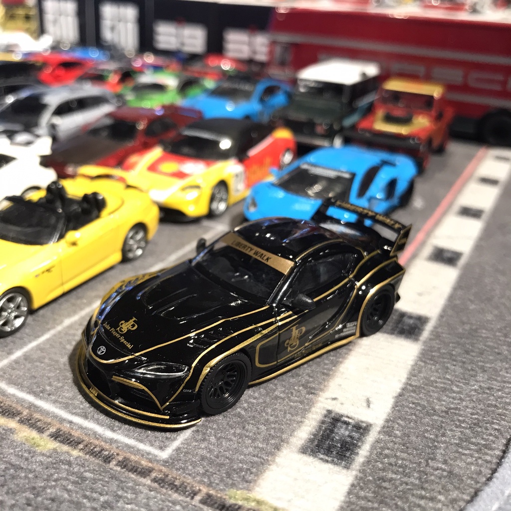 免運MINI GT LB WORKS Toyota GR Supra JPS 黑金325 A90 模型車交換