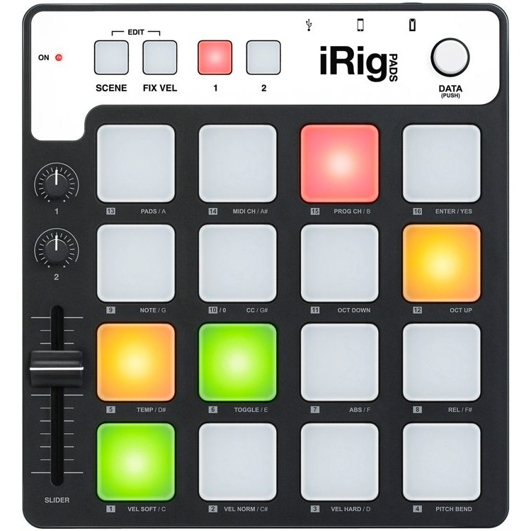 搖滾玩家樂器】全新公司貨IK Multimedia iRig Pads DJ 節奏MIDI 控制器