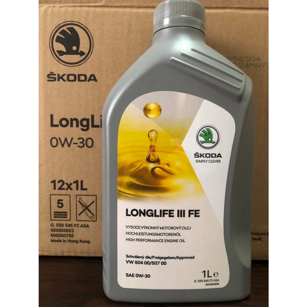 原廠認證福斯504/507 SKODA 0W30 LongLife III FE超商店到店最多五瓶 | 蝦皮購物