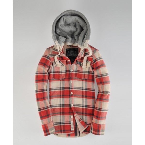 Superdry hot sale lumberjack hoodie