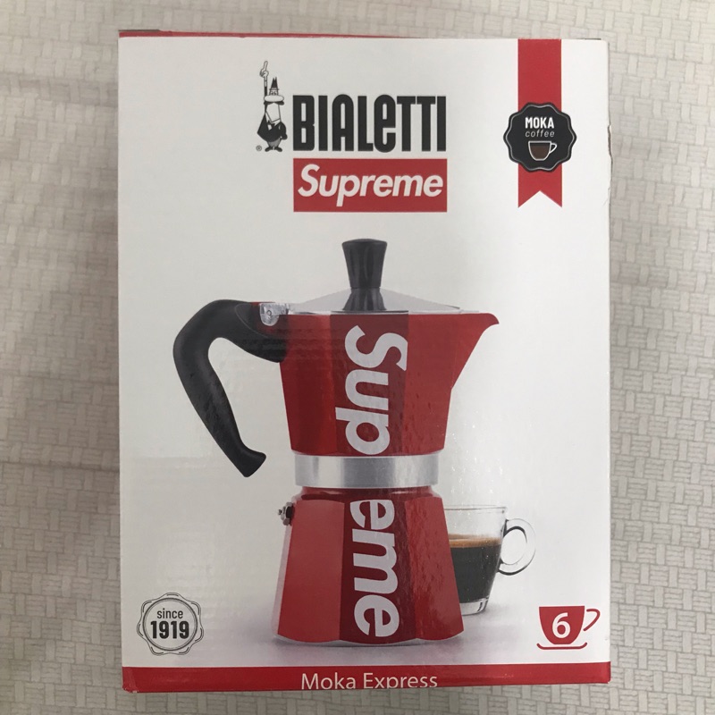 已售出Supreme SS19 BIALETTI MOKA EXPRESS 摩卡壺聯名咖啡壺| 蝦皮購物